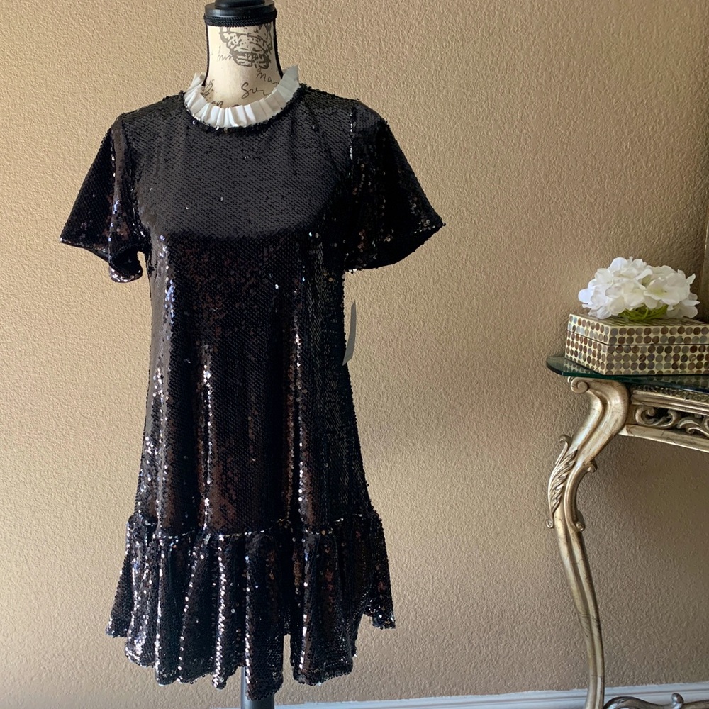 Sparkly Glitter New Years Cocktail Dress